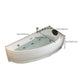 Modern Acrylic Corner Bathtub Soaking/Whirlpool Back to Wall Bathtub Clearhalo 'Bathroom Remodel & Bathroom Fixtures' 'Bathtubs' 'Home Improvement' 'home_improvement' 'home_improvement_bathtubs' 'Showers & Bathtubs' 6689084