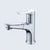 Basic Sink Faucet Brass Faucet Silver Centerset Lavatory Faucet Silver Clearhalo 'Bathroom Remodel & Bathroom Fixtures' 'Bathroom Sink Faucets' 'Bathroom Sinks & Faucet Components' 'bathroom_sink_faucets' 'Home Improvement' 'home_improvement' 'home_improvement_bathroom_sink_faucets' 6693940