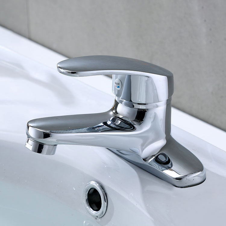 Modern Kitchen Faucet Brass with Supply Lines and Deck Plate Low Profile Bar Faucet Chrome Supply Lines Not Included Clearhalo 'Home Improvement' 'home_improvement' 'home_improvement_kitchen_faucets' 'Kitchen Faucets' 'Kitchen Remodel & Kitchen Fixtures' 'Kitchen Sinks & Faucet Components' 'kitchen_faucets' 6694066