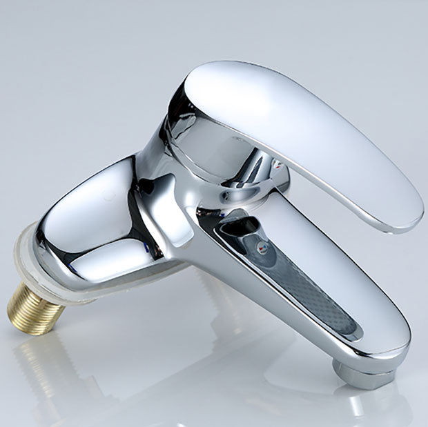 Modern Kitchen Faucet Brass with Supply Lines and Deck Plate Low Profile Bar Faucet Clearhalo 'Home Improvement' 'home_improvement' 'home_improvement_kitchen_faucets' 'Kitchen Faucets' 'Kitchen Remodel & Kitchen Fixtures' 'Kitchen Sinks & Faucet Components' 'kitchen_faucets' 6694081