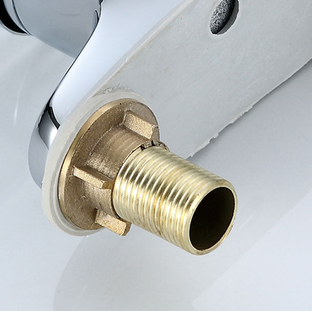 Modern Kitchen Faucet Brass with Supply Lines and Deck Plate Low Profile Bar Faucet Clearhalo 'Home Improvement' 'home_improvement' 'home_improvement_kitchen_faucets' 'Kitchen Faucets' 'Kitchen Remodel & Kitchen Fixtures' 'Kitchen Sinks & Faucet Components' 'kitchen_faucets' 6694082