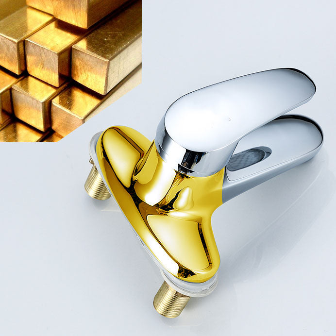 Modern Kitchen Faucet Brass with Supply Lines and Deck Plate Low Profile Bar Faucet Clearhalo 'Home Improvement' 'home_improvement' 'home_improvement_kitchen_faucets' 'Kitchen Faucets' 'Kitchen Remodel & Kitchen Fixtures' 'Kitchen Sinks & Faucet Components' 'kitchen_faucets' 6694084