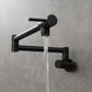 1-Handle Faucet 1-Hole Touchless Single Level Low Profile Pot Filler Kitchen Faucet Matte Black Clearhalo 'Home Improvement' 'home_improvement' 'home_improvement_kitchen_faucets' 'Kitchen Faucets' 'Kitchen Remodel & Kitchen Fixtures' 'Kitchen Sinks & Faucet Components' 'kitchen_faucets' 6694162