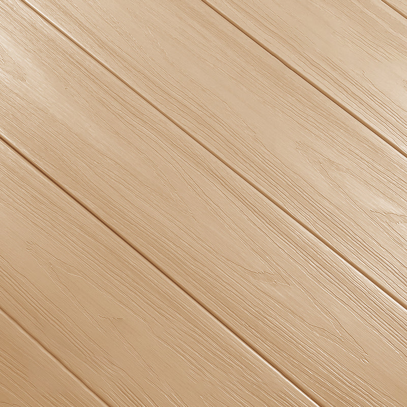 Outdoor Laminate Floor Wooden Slip Resistant Waterproof Laminate Flooring Light Beige Clearhalo 'Flooring 'Hardwood Flooring' 'hardwood_flooring' 'Home Improvement' 'home_improvement' 'home_improvement_hardwood_flooring' Walls and Ceiling' 6694194