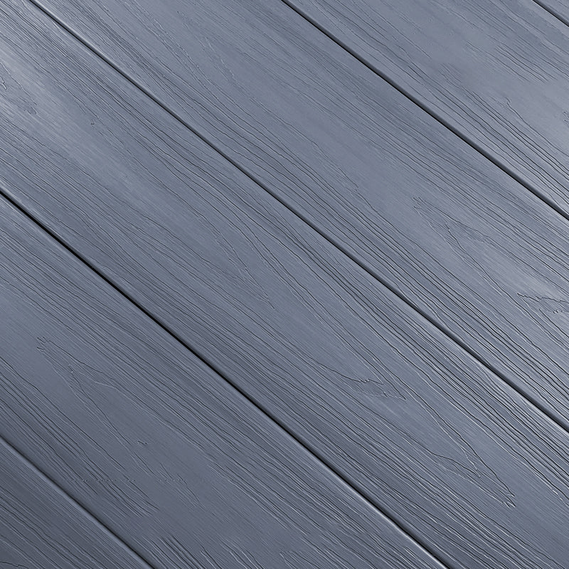 Outdoor Laminate Floor Wooden Slip Resistant Waterproof Laminate Flooring Dark Gray Clearhalo 'Flooring 'Hardwood Flooring' 'hardwood_flooring' 'Home Improvement' 'home_improvement' 'home_improvement_hardwood_flooring' Walls and Ceiling' 6694198