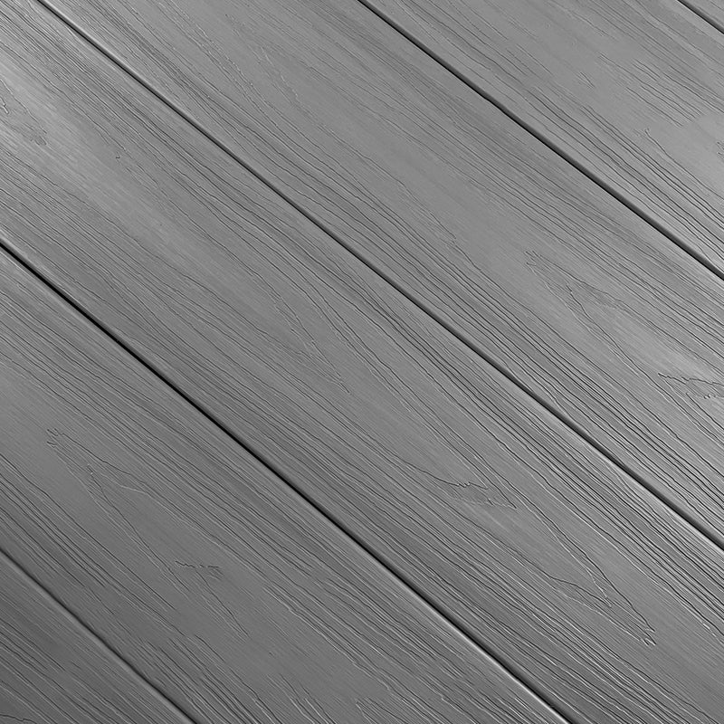 Outdoor Laminate Floor Wooden Slip Resistant Waterproof Laminate Flooring Light Gray Clearhalo 'Flooring 'Hardwood Flooring' 'hardwood_flooring' 'Home Improvement' 'home_improvement' 'home_improvement_hardwood_flooring' Walls and Ceiling' 6694200