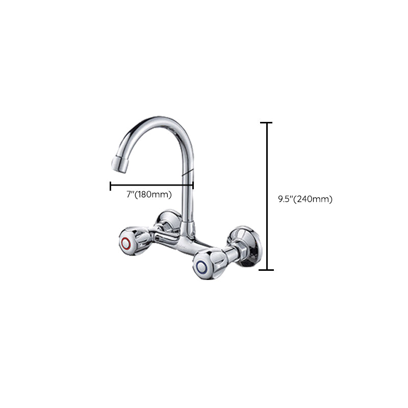 Single Handle Pull-down Kitchen Faucet Nickel Bar Faucet with Accessories Clearhalo 'Home Improvement' 'home_improvement' 'home_improvement_kitchen_faucets' 'Kitchen Faucets' 'Kitchen Remodel & Kitchen Fixtures' 'Kitchen Sinks & Faucet Components' 'kitchen_faucets' 6694389
