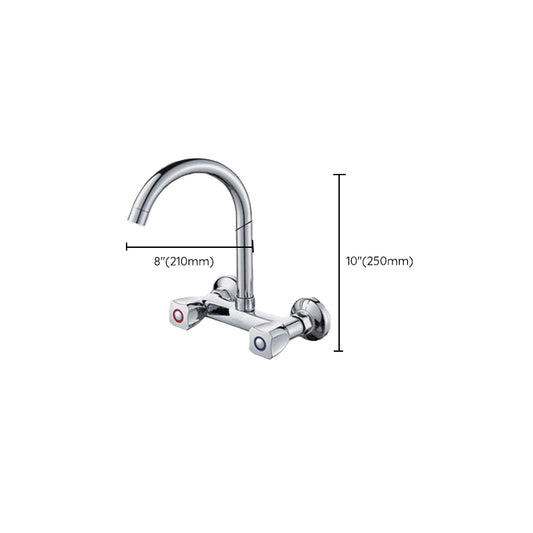 Single Handle Pull-down Kitchen Faucet Nickel Bar Faucet with Accessories Clearhalo 'Home Improvement' 'home_improvement' 'home_improvement_kitchen_faucets' 'Kitchen Faucets' 'Kitchen Remodel & Kitchen Fixtures' 'Kitchen Sinks & Faucet Components' 'kitchen_faucets' 6694390
