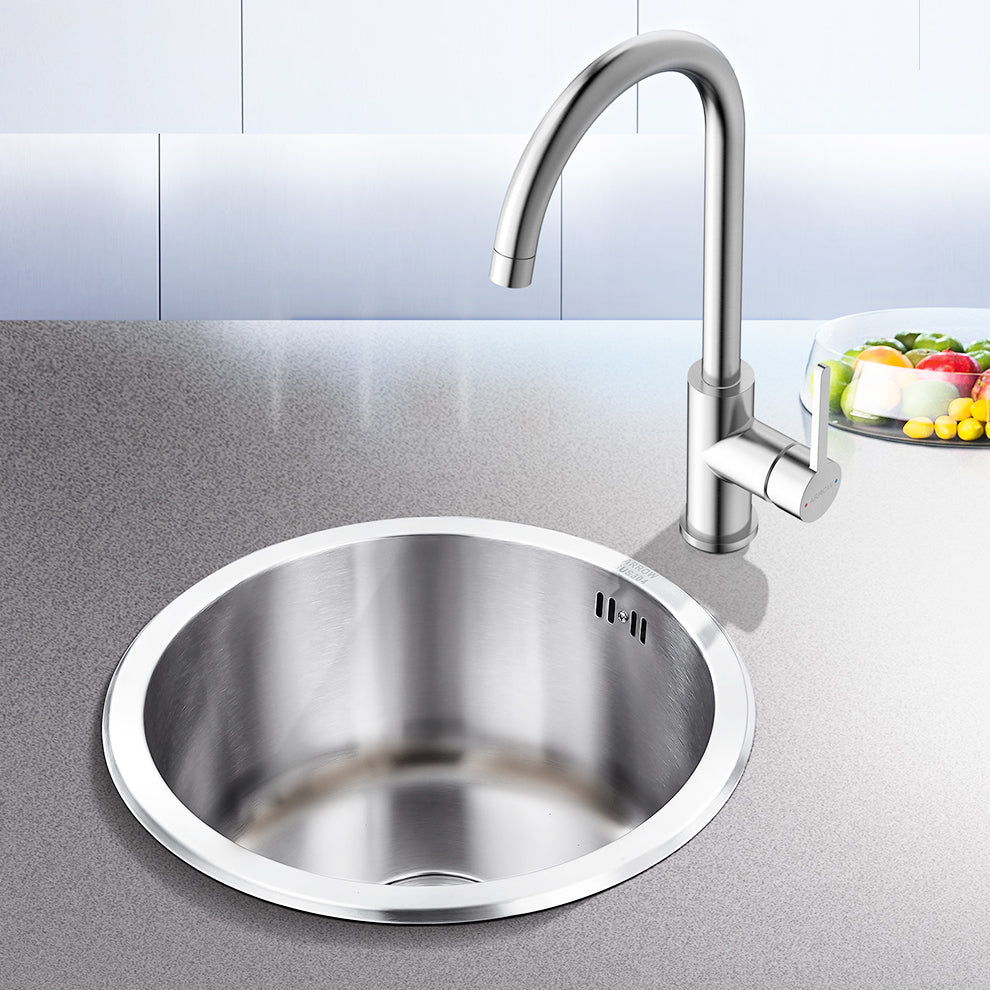 Modern Style Kitchen Sink Stainless Steel Corrosion Resistant Kitchen Sink Clearhalo 'Home Improvement' 'home_improvement' 'home_improvement_kitchen_sinks' 'Kitchen Remodel & Kitchen Fixtures' 'Kitchen Sinks & Faucet Components' 'Kitchen Sinks' 'kitchen_sinks' 6694395