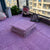 Modern Tiles and Carpet Interlocking Non-Skid Carpet Floor Tile Purple Clearhalo 'Carpet Tiles & Carpet Squares' 'carpet_tiles_carpet_squares' 'Flooring 'Home Improvement' 'home_improvement' 'home_improvement_carpet_tiles_carpet_squares' Walls and Ceiling' 6694704