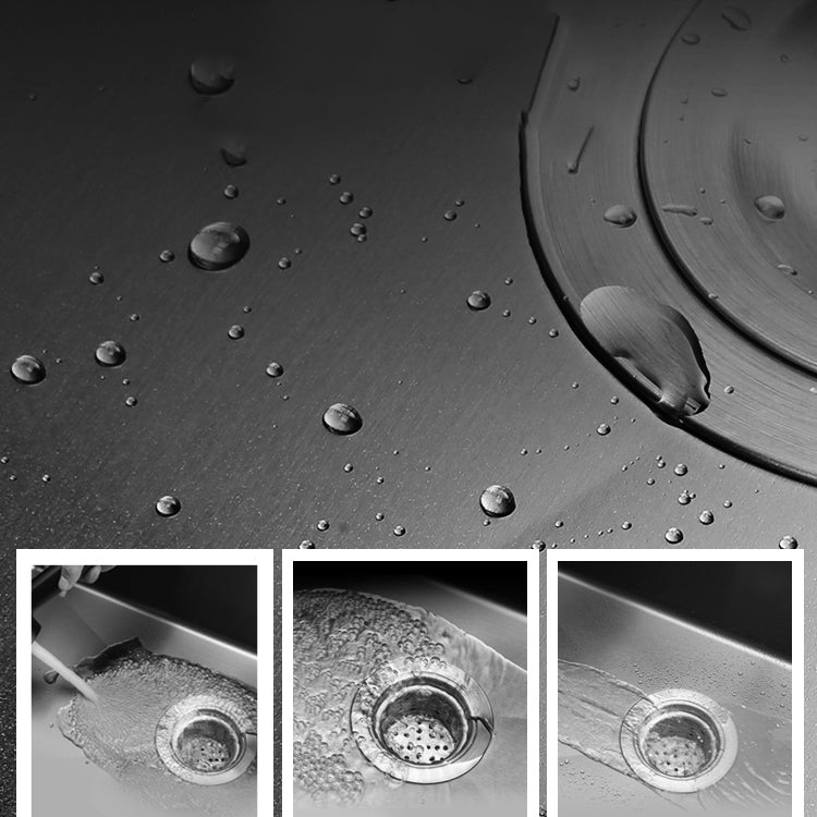Modern Style Kitchen Sink Stainless Steel Drop-In Kitchen Sink with Drain Strainer Kit Clearhalo 'Home Improvement' 'home_improvement' 'home_improvement_kitchen_sinks' 'Kitchen Remodel & Kitchen Fixtures' 'Kitchen Sinks & Faucet Components' 'Kitchen Sinks' 'kitchen_sinks' 6694942