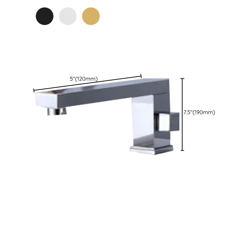 Contemporary Deck Mounted Roman Metal Tub Faucet Low Arc Roman Tub Faucet Set Clearhalo 'Bathroom Remodel & Bathroom Fixtures' 'Bathtub Faucets' 'bathtub_faucets' 'Home Improvement' 'home_improvement' 'home_improvement_bathtub_faucets' 6695264