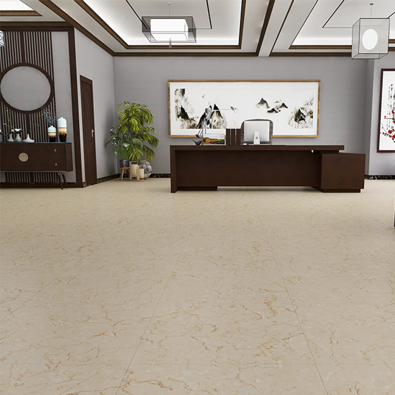 PVC Flooring Peel & Stick Stone Design Square Vinyl Flooring for Living Room Beige Clearhalo 'Flooring 'Home Improvement' 'home_improvement' 'home_improvement_vinyl_flooring' 'Vinyl Flooring' 'vinyl_flooring' Walls and Ceiling' 6695404