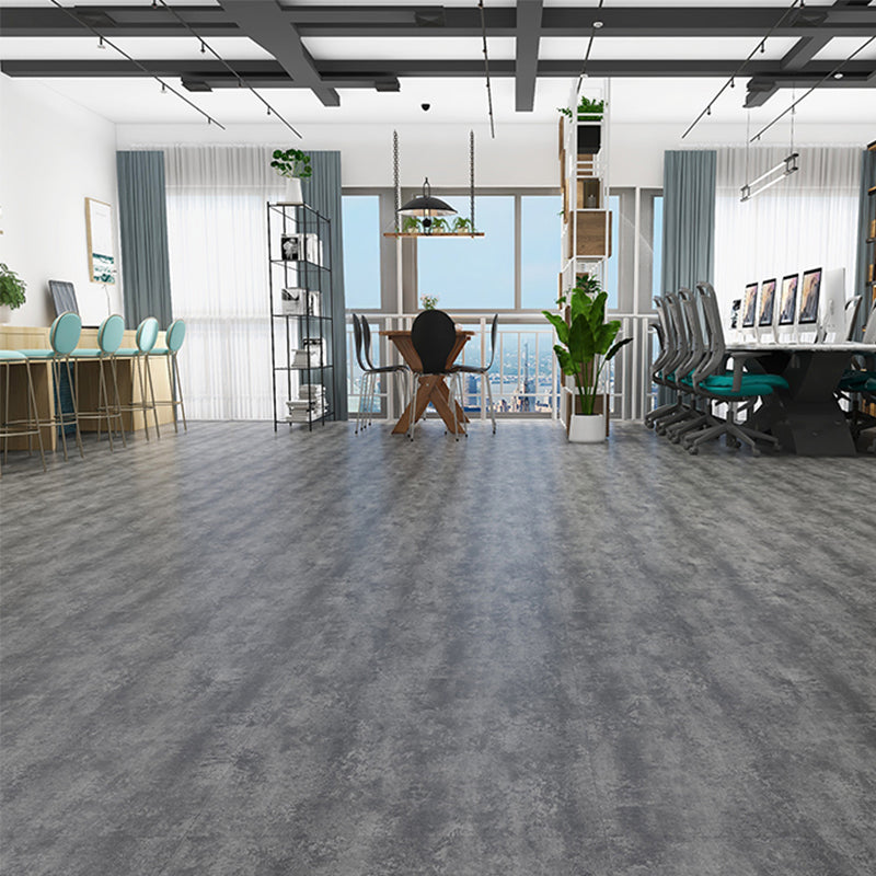 PVC Flooring Peel & Stick Stone Design Square Vinyl Flooring for Living Room Dark Heather Gray-White Clearhalo 'Flooring 'Home Improvement' 'home_improvement' 'home_improvement_vinyl_flooring' 'Vinyl Flooring' 'vinyl_flooring' Walls and Ceiling' 6695416