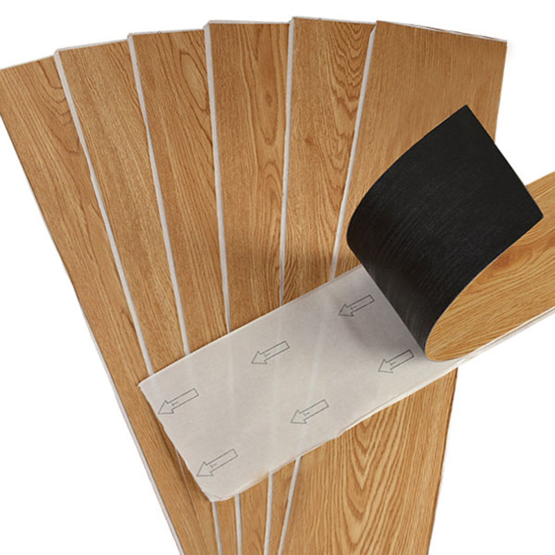 Rectangle PVC Flooring Wood Design Peel & Stick Vinyl Flooring Clearhalo 'Flooring 'Home Improvement' 'home_improvement' 'home_improvement_vinyl_flooring' 'Vinyl Flooring' 'vinyl_flooring' Walls and Ceiling' 6695426