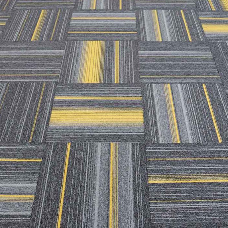 Carpet Tile Non-Skid Fade Resistant Geometry Loose Lay Carpet Tiles Living Room Clearhalo 'Carpet Tiles & Carpet Squares' 'carpet_tiles_carpet_squares' 'Flooring 'Home Improvement' 'home_improvement' 'home_improvement_carpet_tiles_carpet_squares' Walls and Ceiling' 6695475