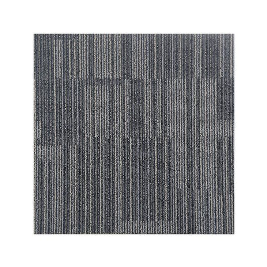 Carpet Tile Non-Skid Fade Resistant Striped Loose Lay Carpet Tiles Living Room Clearhalo 'Carpet Tiles & Carpet Squares' 'carpet_tiles_carpet_squares' 'Flooring 'Home Improvement' 'home_improvement' 'home_improvement_carpet_tiles_carpet_squares' Walls and Ceiling' 6695506