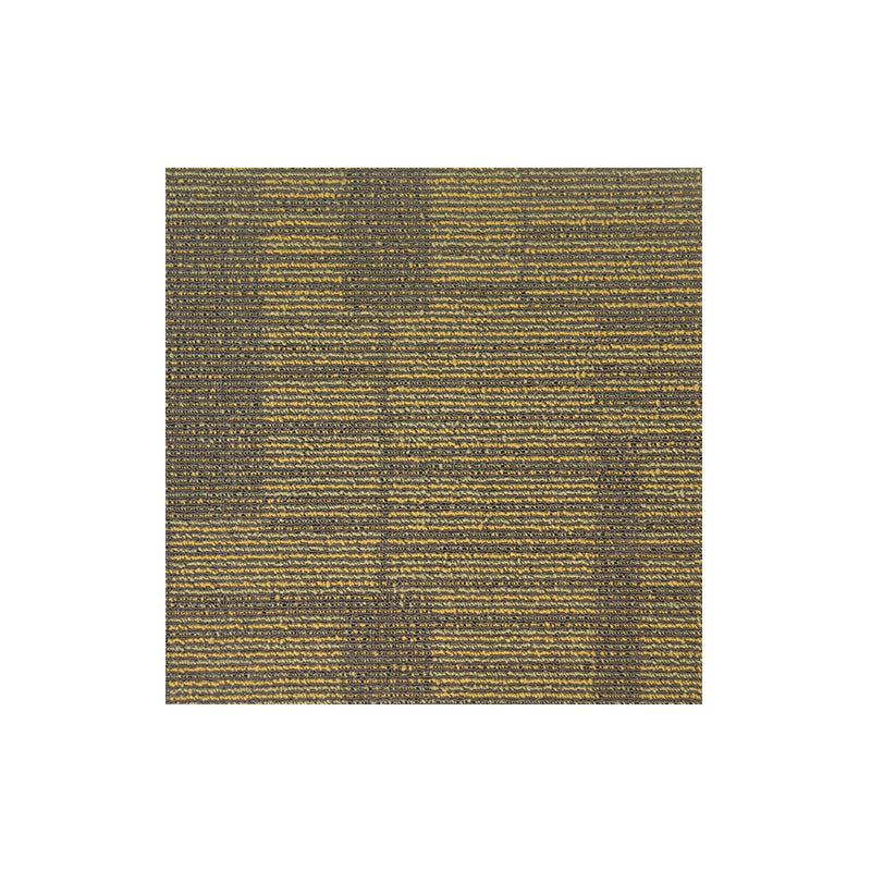 Carpet Tile Non-Skid Fade Resistant Striped Loose Lay Carpet Tiles Living Room Yellow Clearhalo 'Carpet Tiles & Carpet Squares' 'carpet_tiles_carpet_squares' 'Flooring 'Home Improvement' 'home_improvement' 'home_improvement_carpet_tiles_carpet_squares' Walls and Ceiling' 6695510