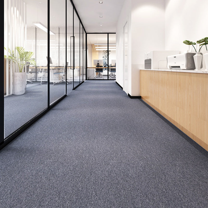 Carpet Tile Non-Skid Fade Resistant Solid Color Self Peel and Stick Carpet Tiles Dark Gray 9 Sets for Wallboard (20 Pieces * 9) Clearhalo 'Carpet Tiles & Carpet Squares' 'carpet_tiles_carpet_squares' 'Flooring 'Home Improvement' 'home_improvement' 'home_improvement_carpet_tiles_carpet_squares' Walls and Ceiling' 6695527