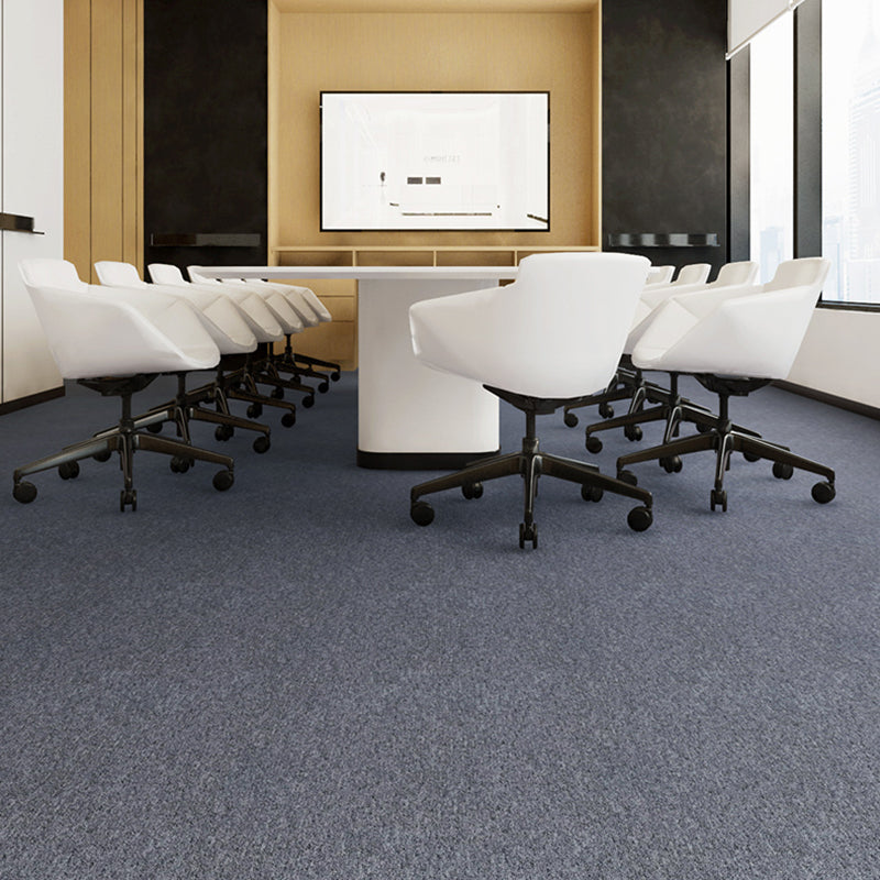 Carpet Tile Non-Skid Fade Resistant Solid Color Self Peel and Stick Carpet Tiles Clearhalo 'Carpet Tiles & Carpet Squares' 'carpet_tiles_carpet_squares' 'Flooring 'Home Improvement' 'home_improvement' 'home_improvement_carpet_tiles_carpet_squares' Walls and Ceiling' 6695532