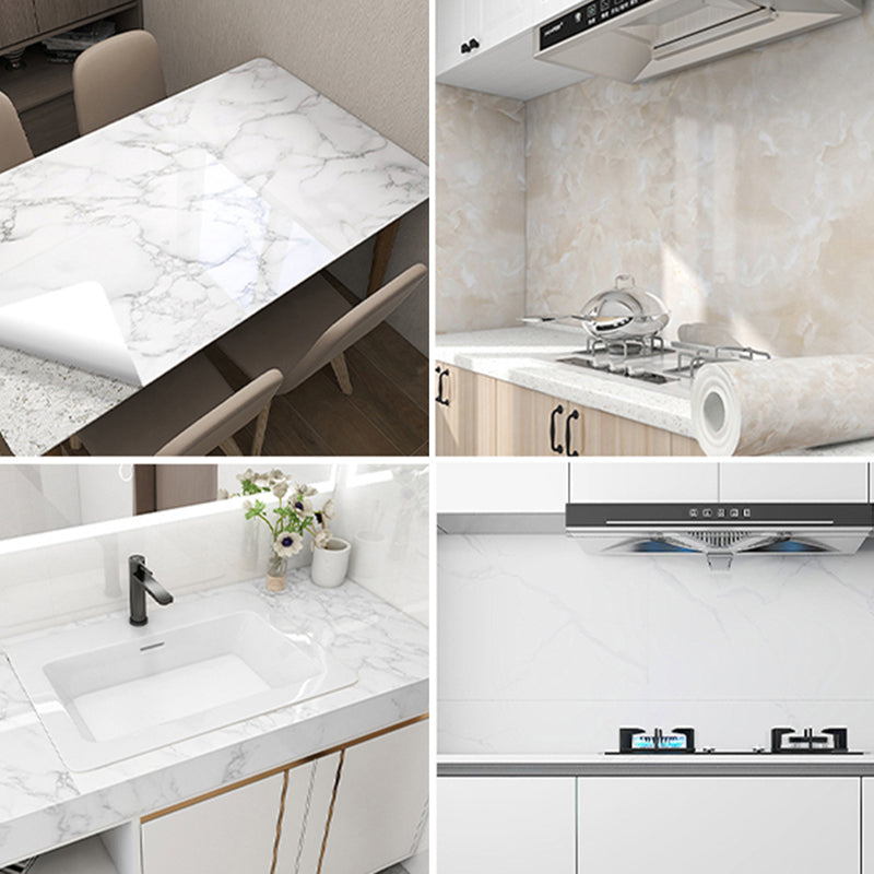 Modern Backsplash Wallpaper Smooth Peel and Stick Wall Tile for Kitchen Clearhalo 'Flooring 'Home Improvement' 'home_improvement' 'home_improvement_peel_stick_blacksplash' 'Peel & Stick Backsplash Tile' 'peel_stick_blacksplash' 'Walls & Ceilings' Walls and Ceiling' 6695576