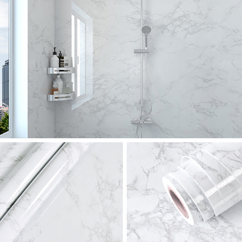 Modern Peel and Stick Tile Vinyl Smooth Backsplash Wallpaper Light Gray Clearhalo 'Flooring 'Home Improvement' 'home_improvement' 'home_improvement_peel_stick_blacksplash' 'Peel & Stick Backsplash Tile' 'peel_stick_blacksplash' 'Walls & Ceilings' Walls and Ceiling' 6695595