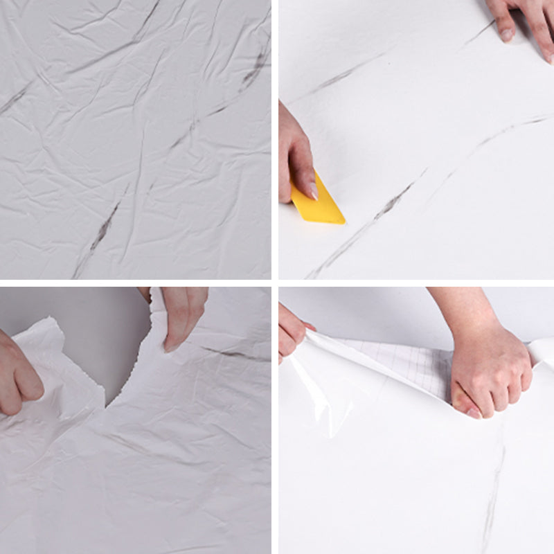 Modern Peel and Stick Tile Vinyl Smooth Backsplash Wallpaper Clearhalo 'Flooring 'Home Improvement' 'home_improvement' 'home_improvement_peel_stick_blacksplash' 'Peel & Stick Backsplash Tile' 'peel_stick_blacksplash' 'Walls & Ceilings' Walls and Ceiling' 6695596