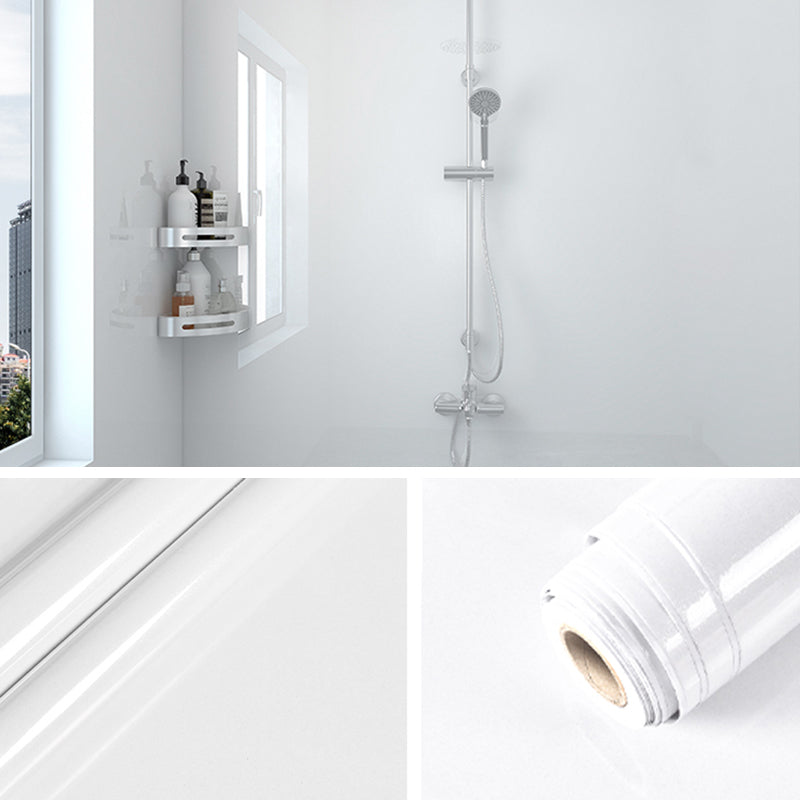 Modern Peel and Stick Tile Vinyl Smooth Backsplash Wallpaper White Clearhalo 'Flooring 'Home Improvement' 'home_improvement' 'home_improvement_peel_stick_blacksplash' 'Peel & Stick Backsplash Tile' 'peel_stick_blacksplash' 'Walls & Ceilings' Walls and Ceiling' 6695600