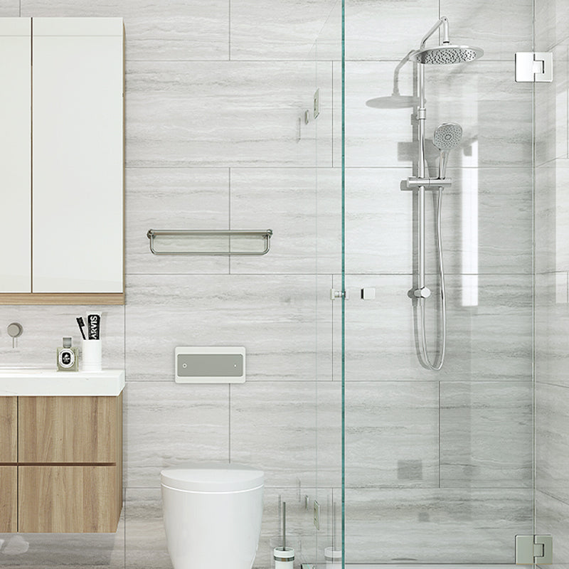 Modern Wallpaper Rectangular Peel and Stick Backsplash Wall Tile White 50-Piece Set Clearhalo 'Flooring 'Home Improvement' 'home_improvement' 'home_improvement_peel_stick_blacksplash' 'Peel & Stick Backsplash Tile' 'peel_stick_blacksplash' 'Walls & Ceilings' Walls and Ceiling' 6695619