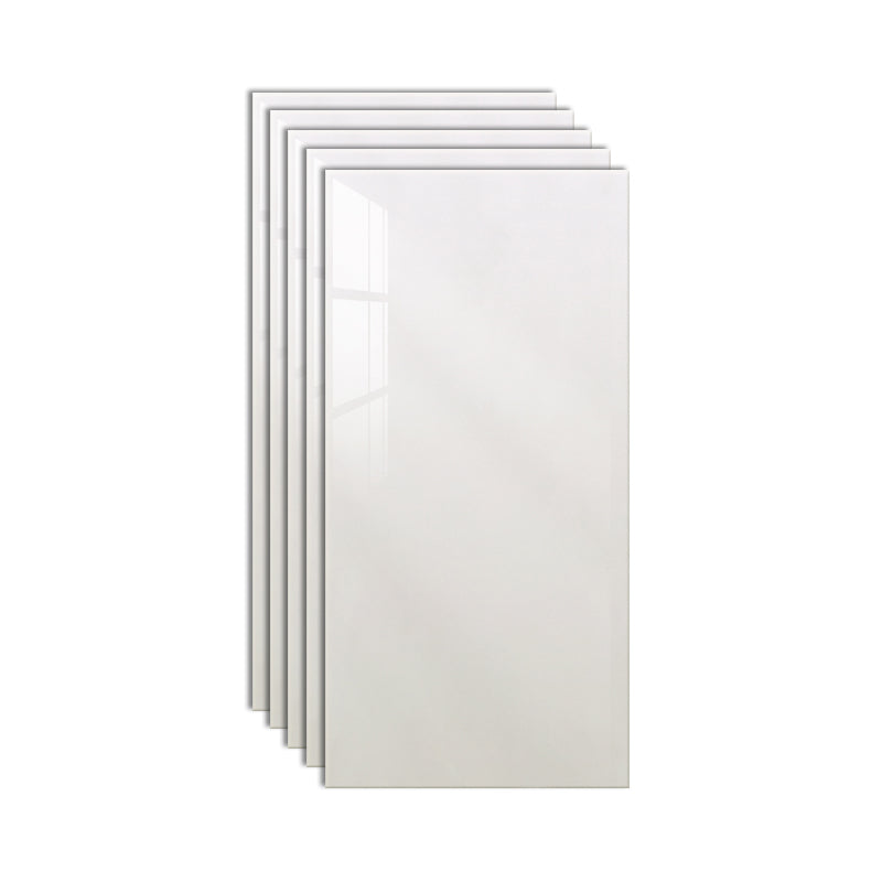 Modern Wallpaper Rectangular Peel and Stick Backsplash Wall Tile Gloss White Clearhalo 'Flooring 'Home Improvement' 'home_improvement' 'home_improvement_peel_stick_blacksplash' 'Peel & Stick Backsplash Tile' 'peel_stick_blacksplash' 'Walls & Ceilings' Walls and Ceiling' 6695623