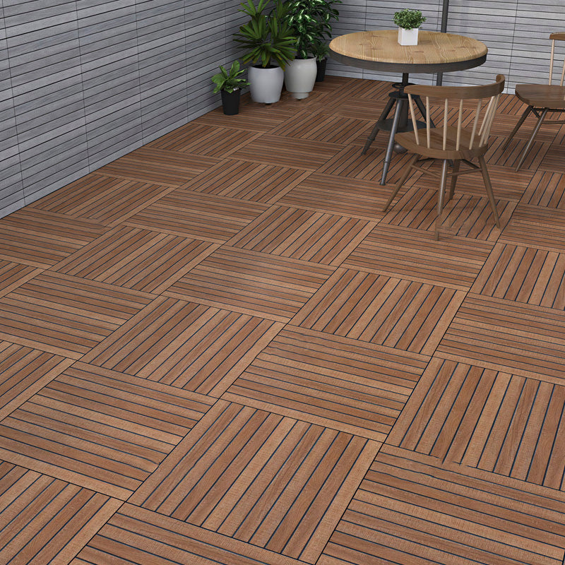 Floor Tile Outdoor Square Ceramic Frosted Straight Edge Floor Wall Tile Brown 36 Pieces Clearhalo 'Floor Tiles & Wall Tiles' 'floor_tiles_wall_tiles' 'Flooring 'Home Improvement' 'home_improvement' 'home_improvement_floor_tiles_wall_tiles' Walls and Ceiling' 6695884