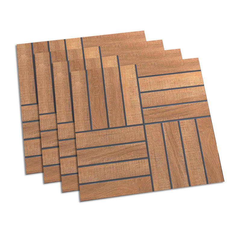 Floor Tile Outdoor Square Ceramic Frosted Straight Edge Floor Wall Tile Light Brown Clearhalo 'Floor Tiles & Wall Tiles' 'floor_tiles_wall_tiles' 'Flooring 'Home Improvement' 'home_improvement' 'home_improvement_floor_tiles_wall_tiles' Walls and Ceiling' 6695887