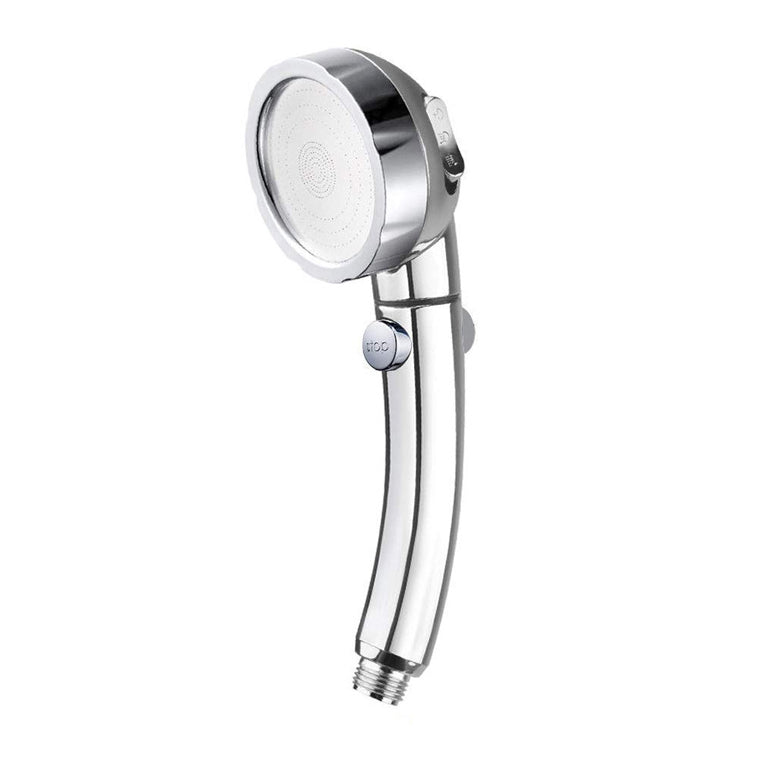Contemporary Handheld Shower Head Silver 3-Spray Patterns Wall-Mount Showerhead Clearhalo 'Bathroom Remodel & Bathroom Fixtures' 'Home Improvement' 'home_improvement' 'home_improvement_shower_heads' 'Shower Heads' 'shower_heads' 'Showers & Bathtubs Plumbing' 'Showers & Bathtubs' 6696051