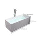 Modern Style Freestanding Bath Tub Stone Bathtub with Overflow Trim Clearhalo 'Bathroom Remodel & Bathroom Fixtures' 'Bathtubs' 'Home Improvement' 'home_improvement' 'home_improvement_bathtubs' 'Showers & Bathtubs' 6697012