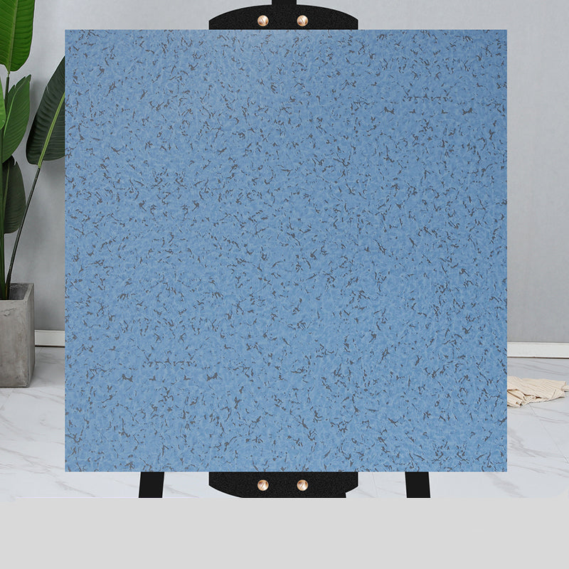 Square PVC Flooring Stone Design Peel & Stick Vinyl Flooring Blue Clearhalo 'Flooring 'Home Improvement' 'home_improvement' 'home_improvement_vinyl_flooring' 'Vinyl Flooring' 'vinyl_flooring' Walls and Ceiling' 6713094