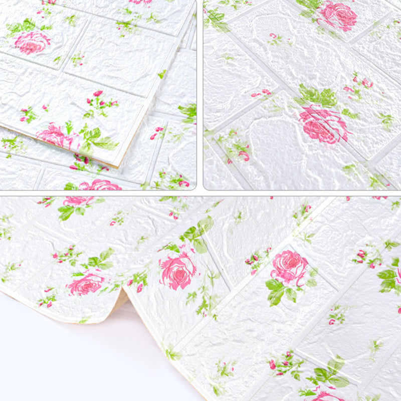 Farmhouse Pearl Wainscoting PVC Wall Access Panel Peel and Stick Wall Tile Set of 2 Clearhalo 'Flooring 'Home Improvement' 'home_improvement' 'home_improvement_wall_paneling' 'Wall Paneling' 'wall_paneling' 'Walls & Ceilings' Walls and Ceiling' 6713171