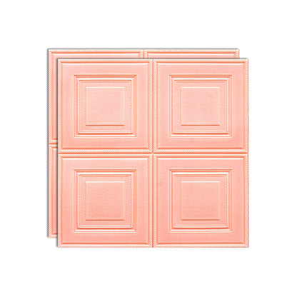 Contemporary Wall Plank 3D Brick Wall Panels, Waterproof Set of 2 Pink Clearhalo 'Flooring 'Home Improvement' 'home_improvement' 'home_improvement_wall_paneling' 'Wall Paneling' 'wall_paneling' 'Walls & Ceilings' Walls and Ceiling' 6713186