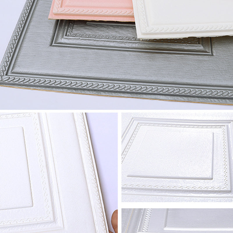 Contemporary Wall Plank 3D Brick Wall Panels, Waterproof Set of 2 Clearhalo 'Flooring 'Home Improvement' 'home_improvement' 'home_improvement_wall_paneling' 'Wall Paneling' 'wall_paneling' 'Walls & Ceilings' Walls and Ceiling' 6713191