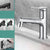 Modern Sink Faucet Solid Color Brass Centerset Lavatory Faucet for Bathroom Silver Clearhalo 'Bathroom Remodel & Bathroom Fixtures' 'Bathroom Sink Faucets' 'Bathroom Sinks & Faucet Components' 'bathroom_sink_faucets' 'Home Improvement' 'home_improvement' 'home_improvement_bathroom_sink_faucets' 6713261