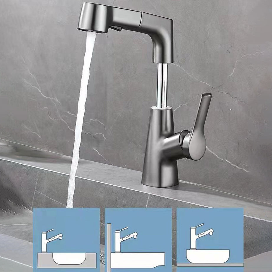 Modern Widespread Bathroom Faucet Copper Basin Lavatory Faucet Clearhalo 'Bathroom Remodel & Bathroom Fixtures' 'Bathroom Sink Faucets' 'Bathroom Sinks & Faucet Components' 'bathroom_sink_faucets' 'Home Improvement' 'home_improvement' 'home_improvement_bathroom_sink_faucets' 6713314