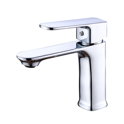 Modern Sink Faucet Pure Color Copper Vessel Sink Faucet for Bathroom Plata Clearhalo 'bathroom_sink_faucets' 'Conjunta de Baño y Conjunta de Grifo' 'Coronamiento de Baño y Dispositivo de Baño' 'Grifo del lavabo del baño' 'Hogar' 'home_improvement' 'home_improvement_bathroom_sink_faucets' 'Mejoras para el hogar' 6713358