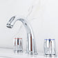 Widespread Bathroom Sink Faucet Double Handle Faucet with 3 Holes Clearhalo 'Bathroom Remodel & Bathroom Fixtures' 'Bathroom Sink Faucets' 'Bathroom Sinks & Faucet Components' 'bathroom_sink_faucets' 'Home Improvement' 'home_improvement' 'home_improvement_bathroom_sink_faucets' 6713390