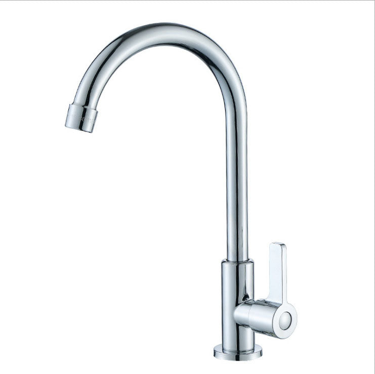 Modern Pull Down One Handle Kitchen Faucet High Arch Filler with No Sensor Clearhalo 'Home Improvement' 'home_improvement' 'home_improvement_kitchen_faucets' 'Kitchen Faucets' 'Kitchen Remodel & Kitchen Fixtures' 'Kitchen Sinks & Faucet Components' 'kitchen_faucets' 6713424