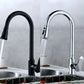 Gooseneck 1-Handle Faucet Copper with Pull out Sprayer with Water Dispenser Faucet Clearhalo 'Home Improvement' 'home_improvement' 'home_improvement_kitchen_faucets' 'Kitchen Faucets' 'Kitchen Remodel & Kitchen Fixtures' 'Kitchen Sinks & Faucet Components' 'kitchen_faucets' 6713469