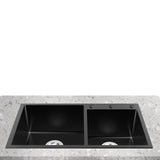 Contemporary Style Kitchen Sink Drop-In Stainless Steel Double Kitchen Sink Clearhalo 'Home Improvement' 'home_improvement' 'home_improvement_kitchen_sinks' 'Kitchen Remodel & Kitchen Fixtures' 'Kitchen Sinks & Faucet Components' 'Kitchen Sinks' 'kitchen_sinks' 6713593