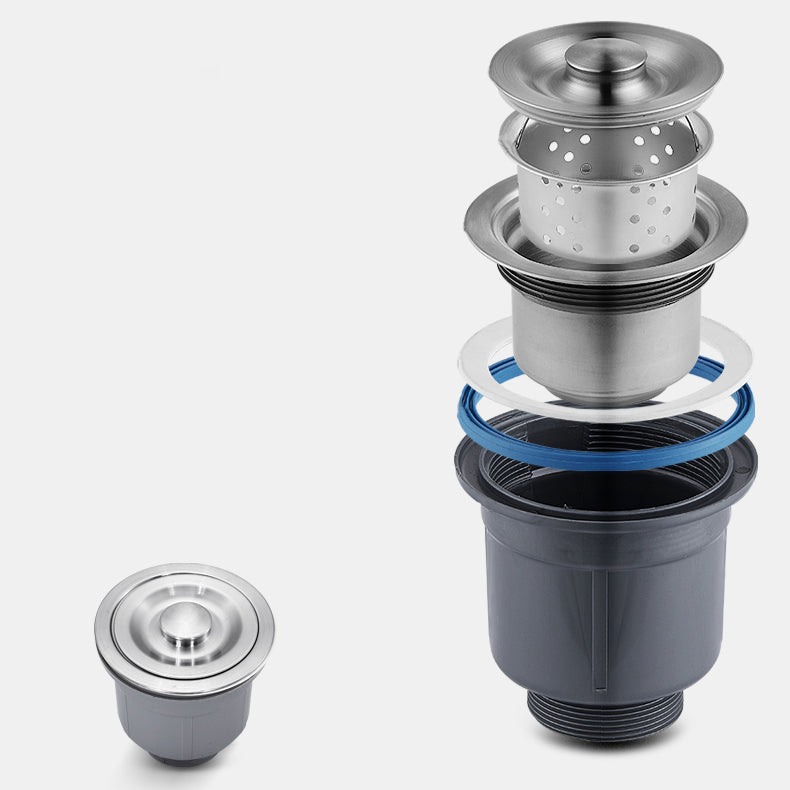 Classic Style Kitchen Sink Drop-In Stainless Steel Kitchen Double Sink Clearhalo 'Home Improvement' 'home_improvement' 'home_improvement_kitchen_sinks' 'Kitchen Remodel & Kitchen Fixtures' 'Kitchen Sinks & Faucet Components' 'Kitchen Sinks' 'kitchen_sinks' 6713617