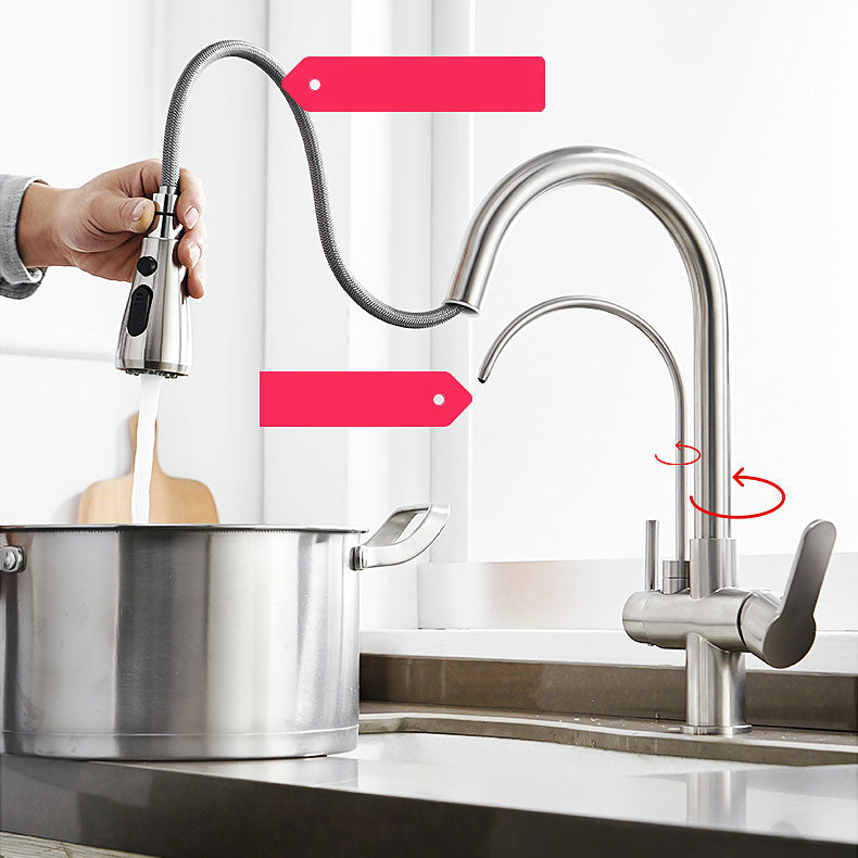 Contemporary Kitchen Sink Stainless Steel Kitchen Sink with Round Shape Clearhalo 'Home Improvement' 'home_improvement' 'home_improvement_kitchen_sinks' 'Kitchen Remodel & Kitchen Fixtures' 'Kitchen Sinks & Faucet Components' 'Kitchen Sinks' 'kitchen_sinks' 6713672