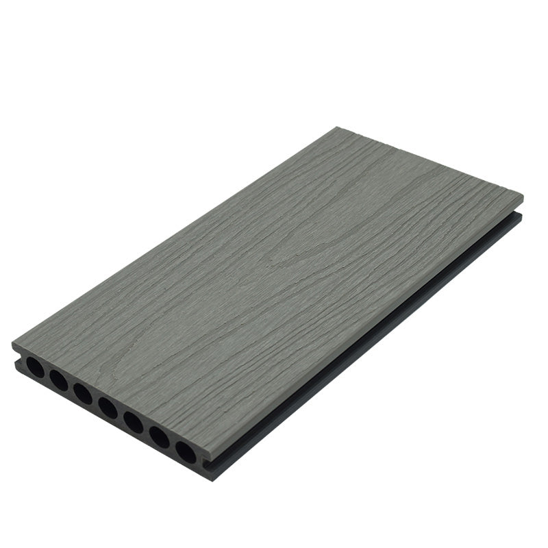 Modern Wooden Deck Plank Waterproof Outdoor Embossed Floor Board Grey Clearhalo 'Home Improvement' 'home_improvement' 'home_improvement_outdoor_deck_tiles_planks' 'Outdoor Deck Tiles & Planks' 'Outdoor Flooring & Tile' 'Outdoor Remodel' 'outdoor_deck_tiles_planks' 6713716