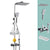Silver Shower Set Pressurized Shower Head Thermostatic Bathroom Shower Water Faucet Grey Square Spray Gun Not Included Clearhalo 'Bathroom Remodel & Bathroom Fixtures' 'Home Improvement' 'home_improvement' 'home_improvement_shower_faucets' 'Shower Faucets & Systems' 'shower_faucets' 'Showers & Bathtubs Plumbing' 'Showers & Bathtubs' 6714320