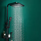 Black Shower Set Full Constant Temperature Copper Bathroom Lift Bath Booster Shower Head Clearhalo 'Bathroom Remodel & Bathroom Fixtures' 'Home Improvement' 'home_improvement' 'home_improvement_shower_faucets' 'Shower Faucets & Systems' 'shower_faucets' 'Showers & Bathtubs Plumbing' 'Showers & Bathtubs' 6714322